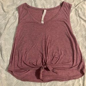 Lululemon Tie-Front Cropped Tank Top